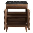 Modway - Render 24" Vanette de salle de bain - Noir noyer-8