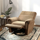 HOMCOM - Fauteuil inclinable électrique avec ports USB - espresso-Repose-pieds intégré pour plus de confort lors de la détente ou de la sieste 