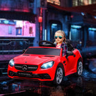 Aosom - Voiture électrique 12v pour enfant avec télécommande parentale - rouge-Les écrans indiquent la puissance restante 