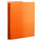JAM PaperMD – Cartable à 3 anneaux Designders, 3/4 po, orange, 4/paquet-Paquet de 4