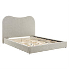 Modway - Seluna Boucle Lit plateforme Queen, Rock-Lit plate-forme de taille queane