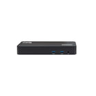 Plugable - Station d'accueil enfichable pour ordinateur portable à triple écran de 100 W avec USB-C-Fonctionnalités USB-C : avec la technologie graphique DisplayLink, cette station d'accueil à trois moniteurs prend en charge le chemin vidéo USB-C natif (« Mode Alt ») pour un écran externe avec toutes les performances natives du processeur graphique de votre système et l'alimentation USB-C. pour charger le système connecté