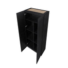 Manhattan Comfort - Ensemble de rangement moderne Hopkins 59,22 po 2 pièces, 14 étagères, noir-Rangement spacieux dans un design élégant et peu encombrant Option d’ajouter des modules pour créer une armoire plus large