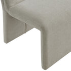 Modway - Emory Tissu tapis Fauteuil d’appoint de salle à manger - Lin-9