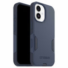 OtterBox - Étui Commuter MagSafe avec Contrôle de la Caméra pour iPhone 17 - Bleu Riverside-Les couvercles de port bloquent la poussière et la saleté