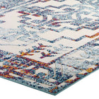 Modway - Reflect Nyssa Géométrie Géométrique Aztèque du Sud-Ouest Tapis intérieur/extérieur 5 pi l x 8 pi L - Multicolore-8