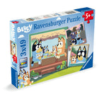 Ravensburger - Les aventures de Bluey ! Ensemble-Dimensions des puzzles : 8,46 x 8,46 po