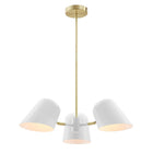 Modway - Briana 3-Lumière Lumière suspendue - Blanc-Pendentif à 3 lumières