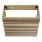 Modway - Render 36" Faux travertin Armoire de toilette de salle de bain (évier non inclus) - Travertin-8