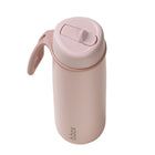 b.box - Bouteille isotherme à couvercle rabattable - 690 ml - Blush Crush-Poignée de transport durable et flexible pour plus de praticité en déplacement
