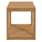 Modway - Carlsbad Bois de teck Terrasse extérieure Table d’appoint - Naturel-6