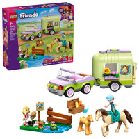 LEGO - Friends La remorque pour le cheval et le poulain-Les filles et les garçons de 7 ans et plus peuvent jouer des histoires de chevaux avec cet ensemble pour enfants