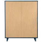 Manhattan Comfort - Granville commode et chiffonnier modernes - bleu minuit - ensemble de 2-Garantie limitée du fabricant de 30 jours