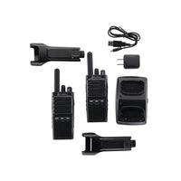Cobra - PX650 Radio bidirectionnelle professionnelle FRS - paquet de 2-Conception Professionnelle Et Discrète: Conçu pour une utilisation professionnelle avec un rayon d’action allant jusqu’à 300 000 pieds carrés et 25 étages