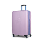 Reebok - Valise à roulettes pivotantes à coque rigide 30 po Hoop - Rose-Poignée télescopique ergonomique pour confort et durabilité, avec hauteurs réglables sur plusieurs niveaux et poignées supérieures et latérales renforcées