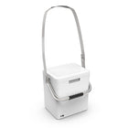 Permasteel - Glacière portable 14 pintes avec double option de transport - blanche-Intérieur : plastique injecté de mousse