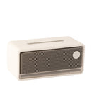 Edifier - Enceinte Bluetooth portable à lumière ambiante ES60 - Ivoire-Comprend un haut-parleur médium-grave ovale (53 mm x 93 mm, vers l'avant), deux haut-parleurs d'aigus de 22 mm (vers l'avant et vers l'arrière) et un radiateur de basses passif ovale (vers l'arrière) pour des basses profondes et percutantes.