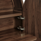 Modway - Bellamy Arqué Armoire de bureau pliante - Noir-9