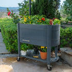 Permasteel - Bac de jardin surélevé avec technologie EnGrow TrueSoil - bleu-Environnement de jardinage ergonomique, sans besoin de se pencher