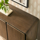 Modway - Lumo 2 portes Bois Armoire d’accent - Noyer-Construction en placage de bois