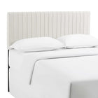 Modway - Keira Performance Velvet Tête de lit complète / Queen, Ivoire-Tissu résistant aux taches durable