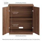 Hudson&Canal - Meuble d'appoint Alston de 71 cm de largeur, , noyer satiné-8