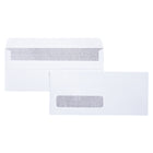 Enveloppe #10,fenêtre,blanc,sans logo,FSC,bte/500-Vélin blanc