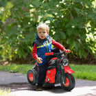 Qaba - Moto électrique pour enfants 3 roues 6V avec phare LED - noir-Produit des bulles avec de la musique pour plus de plaisir 