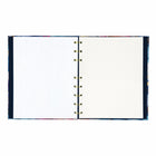 Blueline - Cahier de notes NotePro à couverture rigide Collection Fashion - 9-1/4 po x 7-1/4 po - Floraison de Minuit-Espace pour écrire la date et le numéro de page