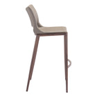 Zuo - Ace Tabouret de bar - Brun/Noyer - Ensemble de 2-Garantie limitée de 3 ans