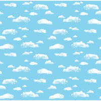 Fadeless Papier d'art pour tableau d'affichage, Nuages, 122 cm x 3,66 m, 4 rouleaux-Ultra résistant à la décolouration