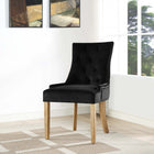 Modway - Pose Performance Velvet Chaise à manger - Noir-Rembourrage en mousse dense pour le confort
