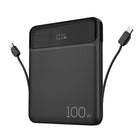 Kopplen - Batterie externe PD 20 000 mAh 100 W, boîte ouverte, avec 2 câbles USB-C-La capacité de 20 000 mAh vous permet de recharger votre téléphone intelligent, votre tablette ou d’autres appareils électroniques plusieurs fois avec une seule charge complète