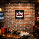 Frameworth - Equipe Canada serie classique 2025 champions Quatre Nations - impression encadree - 18" x 18"-Impression sur papier photo de qualite superieure professionnellement encadree dans un cadre noir elegant