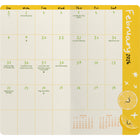 DateWorks - Planificateur de poche mensuel 2026-2027 - 3,5 po x 6,5 po - Laura Jane - Anglais-Matériau de couverture durable DOUX AU TOUCHER avec coins arrondis