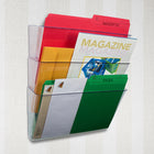 Storex - Classeurs muraux incassables Lettre - Clair - Paquet de 3-Construction en polycarbonate incassable