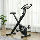 Soozier - Vélo d’exercice pliable avec résistance magnétique réglable à 8 niveaux-L’écran LCD affiche le temps, la vitesse, la distance, les calories brûlées, l’odomètre