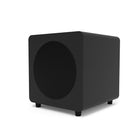 Kanto - Subwoofer de 8 po amplifié et scellé, 300 W - Noir mat-Boîtiers en MDF de qualité acoustique, construction scellée, pieds d’isolation en caoutchouc