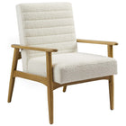 Modway - Jensen Tissu Boucle Chaise d’accent - Ivoire-Tissu boucle Tissu Rembourrage