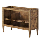 Modway - Elysian 48" Armoire de toilette de salle de bain (lavabo non inclus) - Brown-Construction en bois de manguier