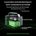 Yoshino - B660 SST Centrale électrique continue portable à semi-conducteurs de 660 W-PUISSANCE ET CAPACITÉ - Une puissance continue de 660 watts (990 watts en crête) et une capacité de 602 Wh alimentent les appareils et petits appareils électroménagers. Cette batterie SST est conçue pour 4 000 cycles à 80 % (11 ans et plus, 7 jours d'utilisation quotidienne.)