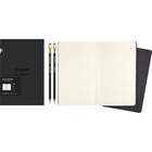Moleskine - Moleskine x Blackwing Crayons & Cahier Ligne Kit D'Ecriture-Gomme remplaçable et clip porte-gomme
