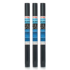 Kittrich Corporation - Con-Tact Rouleau de tableau noir adhésif de marque, 18 po x 6 pi, 3 rouleaux-Le rouleau adhésif de tableau noir est repositionnable pour une application facile