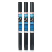 Kittrich Corporation - Con-Tact Rouleau de tableau noir adhésif de marque, 18 po x 6 pi, 3 rouleaux-Le rouleau adhésif de tableau noir est repositionnable pour une application facile