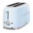 SMEG - Toaster Rétro À Long Slot 4 Tranches - Bleu-Obtenez un confort optimal avec le popup de tranches automatique.