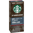 Starbucks Nespresso Original System Espresso Decaf - Paquet de 10-Les cafés de torréfaction foncée ont plus de corps, un arôme intense et robuste