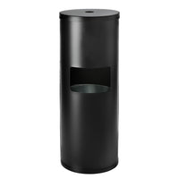 Gritt Commercial - Distributeur de lingettes avec poubelle intégrée - 26,5 L - Noir-Conteneur à déchets et distributeur de lingettes combinés