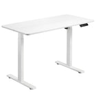 Ezywork - Bureau assis-debout électrique - 48" x 24" - Blanc-Réglage de la mémoire à trois positions