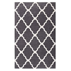 Modway - Marja Treillis marocain Tapis de 5 pi l x 8 pi L - Charbon de bois et ivoire-Tapis à treillis marocain