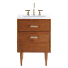 Modway - Cassia 24" Vanette de salle de bain - Blanc naturel-8
